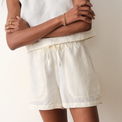 Linen Drawstring Short