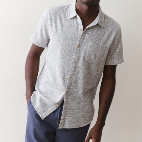 Stretch Selvage Short Sleeve Shirt