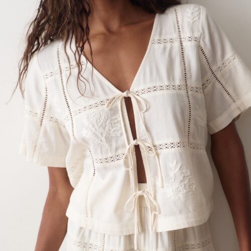 Marella Embroidered Top