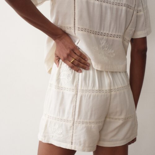 Marella Embroidered Short