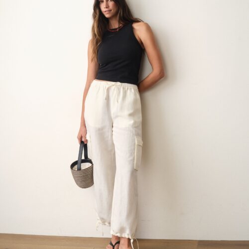 Linen Cargo Pant