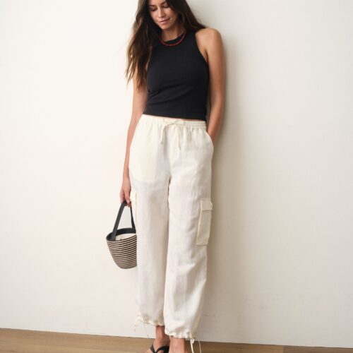 Linen Cargo Pant