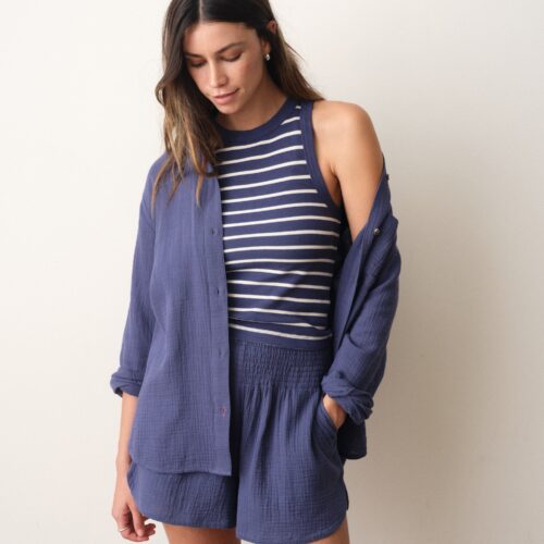 Lexi Rib High Neck Tank
