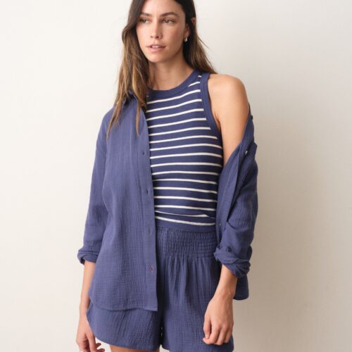 Lexi Rib High Neck Tank
